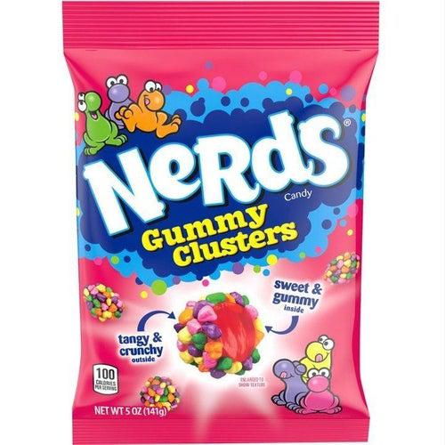 Nerds Gummy Clusters – Original & Very Berry Flavours (86g) - Sweets, Candy