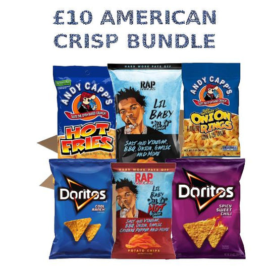 £10 American Crisp Bundle – Double the Snacks, Big Savings!