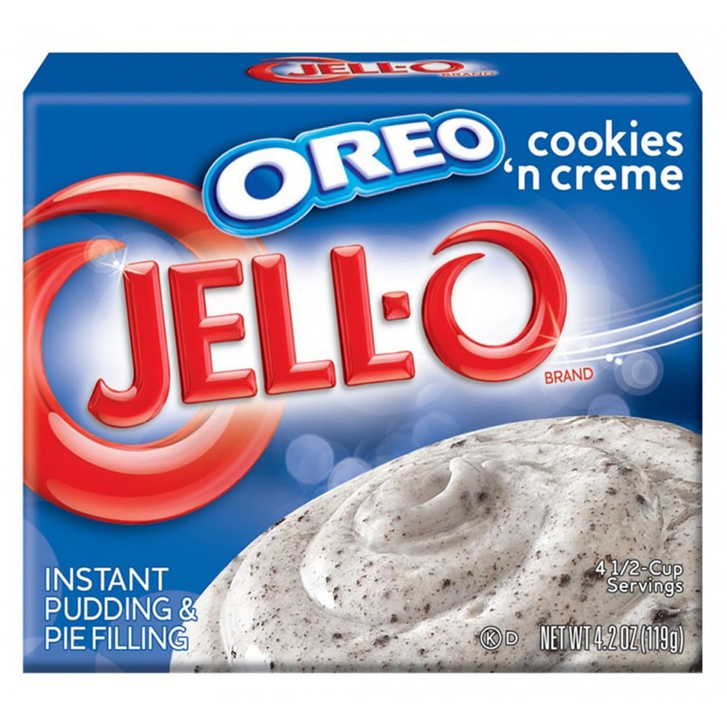 Jell-O Oreo & Cookies and Cream Instant Pudding