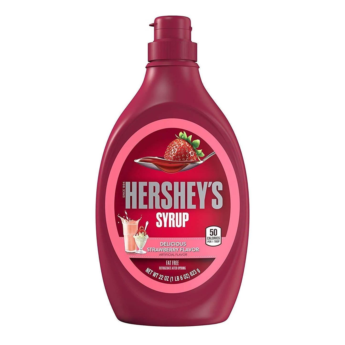 Hershey’s Sundae Dream Syrups - Chocolate, Strawberry & Caramel Flavours - Sweet