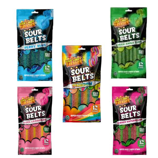 Sour Belts USA 100 g – Tangy, Chewy Sour Fun!