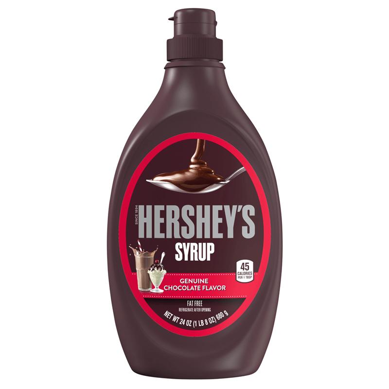 Hershey’s Sundae Dream Syrups - Chocolate, Strawberry & Caramel Flavours - Sweet