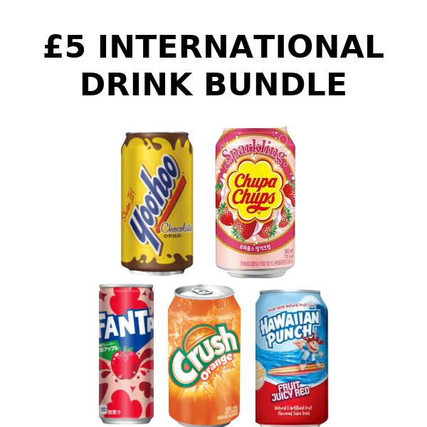 £5 World Drinks Bundle! 3 Rare Drinks – No Duplicates, All Flavour! 1x 500ml and x2 355ml