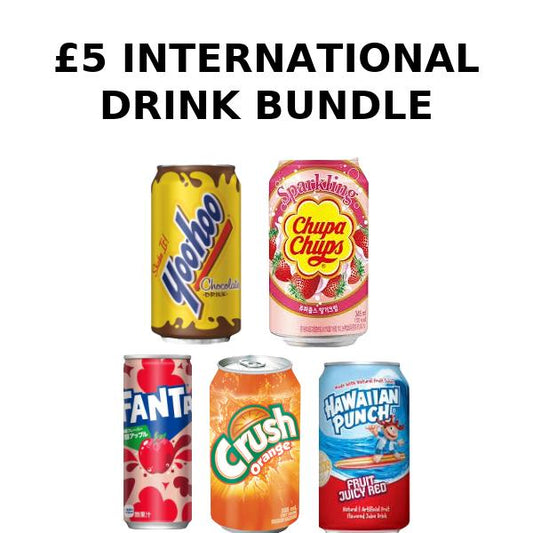 £5 World Drinks Bundle! 3 Rare Drinks – No Duplicates, All Flavour! 1x 500ml and x2 355ml