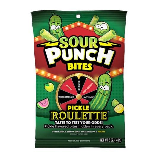Sour Punch Pickle Roulette – A Tangy, Sour Surprise! - Candy Sweet Sugar Snack