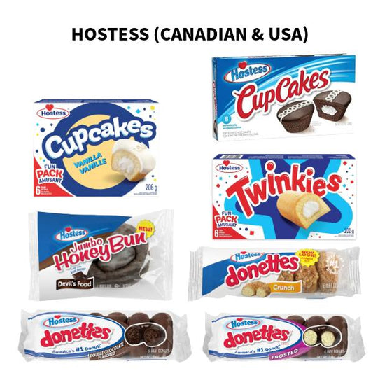 Box Of Hostess Various Flavours Available – America’s #1 Donuts & Iconic Treats! Bulk 6-8 In a box