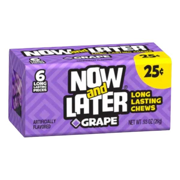 Now and Later 6-Chew Candy – 2 Packs (12 Chews Total) | All 8 Flavours | Classic American Favourite