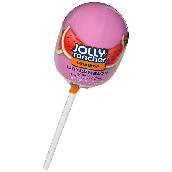 Jolly Rancher Filled Lollipops 4 lollipops – Bursting with Flavour! - Sweet, Candy, Snack, Apple, Cherry, Grape, Watermelon