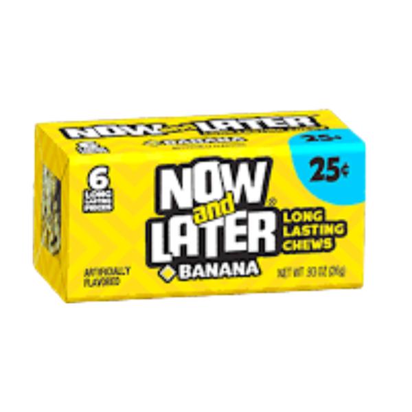 Now and Later 6-Chew Candy – 2 Packs (12 Chews Total) | All 8 Flavours | Classic American Favourite
