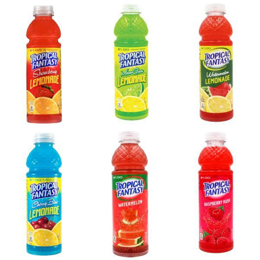 American Tropical Fantasy Non Alcoholic Cocktails – 6 Bottles Included (591ml)l LIMITED STOCK!) Artificial Fruity Juice Beverage