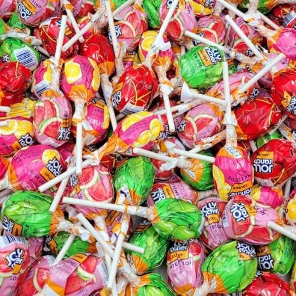 2 Jolly Rancher Filled Lollipops – Bursting with Flavour! - Sweet, Candy, Snack, Apple, Cherry, Grape, Watermelon