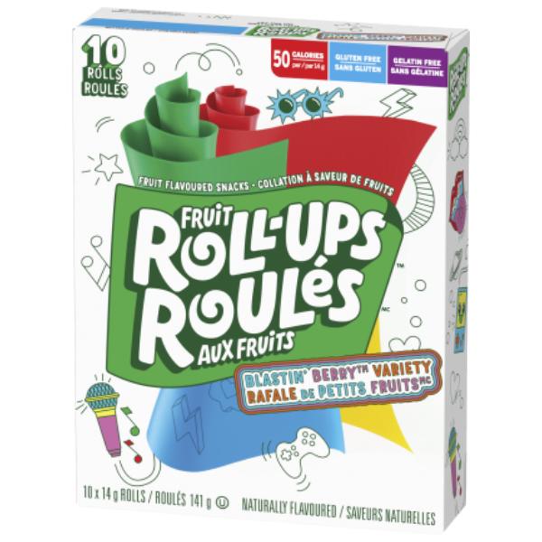 Fruit Roll-Ups Berry & Jolly Rancher Roll-Ups Pack Of 10- The Ultimate Fruity Fun! - Sweet, Candy