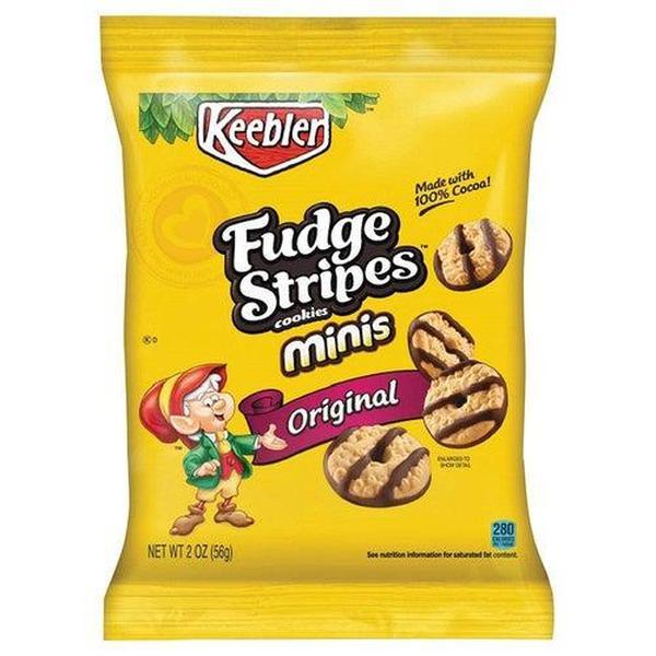 Keebler Mini Fudge Stripes (US) (56g) Irresistibly Crunchy & Fudgy