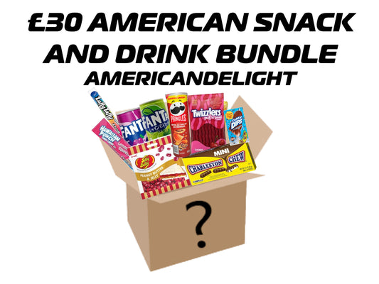 £30 International Snack & Drink Gift Bundle – Premium Global Variety Box (Set Items Only)