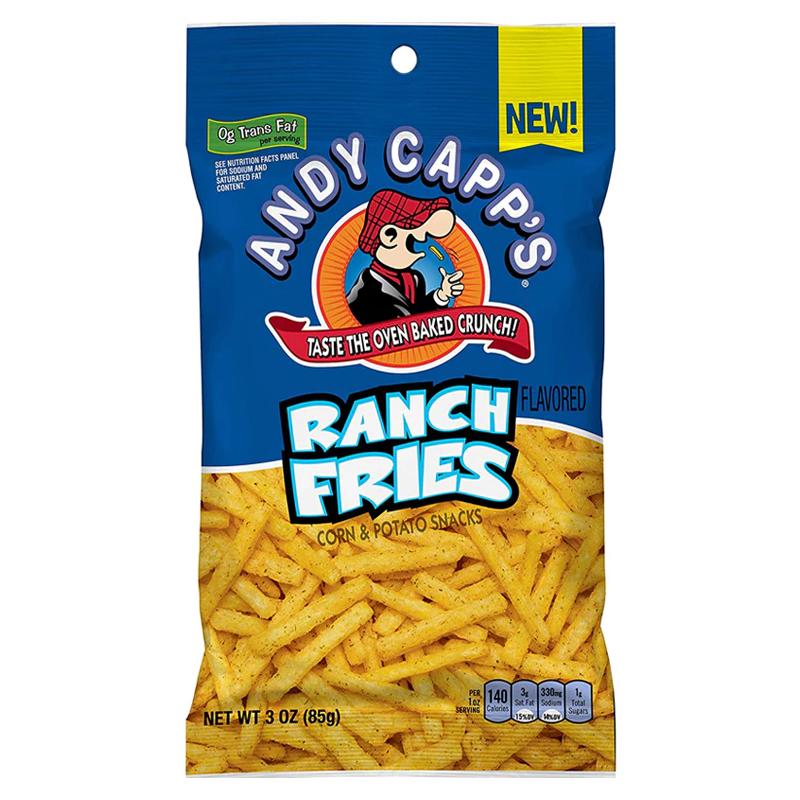 Andy Capp’s Corn & Potato Chips – A Crunchy, Flavour-Packed Snack! - Salt Sugar