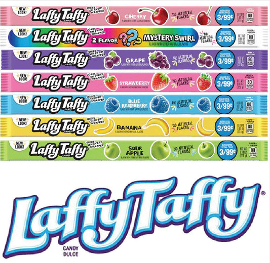 Laffy Taffy Ropes –  Mixed Flavours - Fun, Chewy, and Full of Flavour!