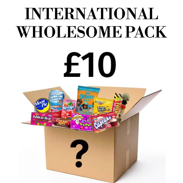 £10 Wholesome Pack (Drink,Crisps, Candy, Chocolate, and Biscuits Included)