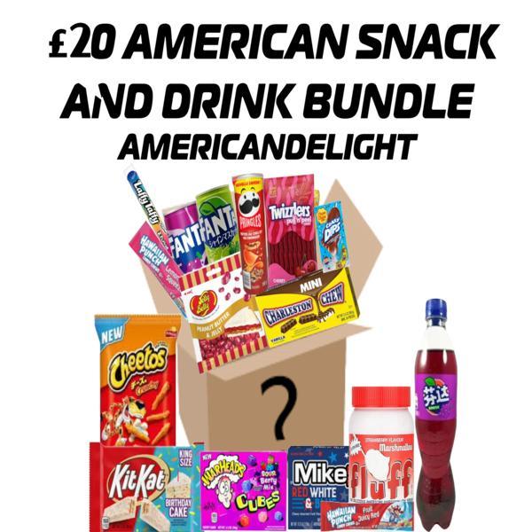£20 INTERNATIONAL BUNDLE (INCLUDED SODA SWEETS CHOCOLATE CRISPS)