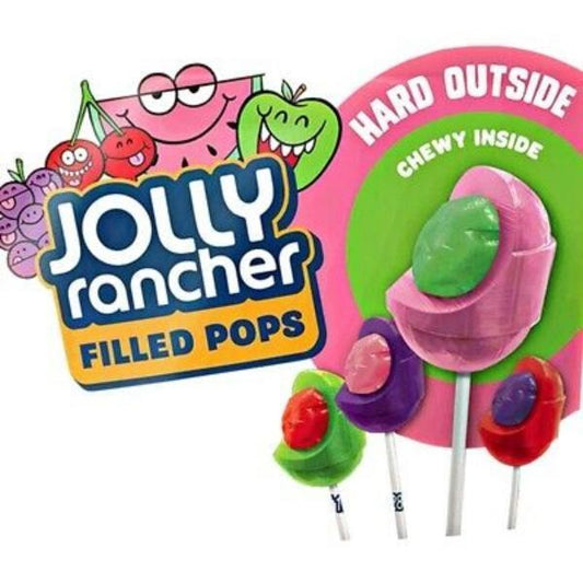 Jolly Rancher Filled Lollipops – Bursting with Flavour! - Sweet, Candy, Snack, Apple, Cherry, Grape, Watermelon