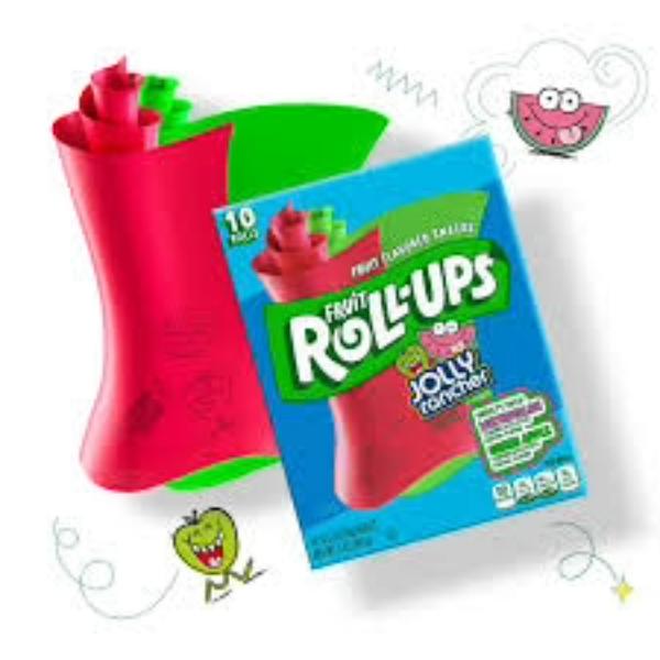 Fruit Roll-Ups Berry & Jolly Rancher Roll-Ups Pack Of 10- The Ultimate Fruity Fun! - Sweet, Candy
